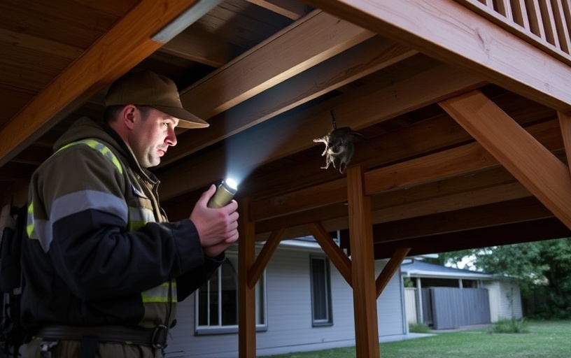 Under Deck Possum Removal in Collingwood